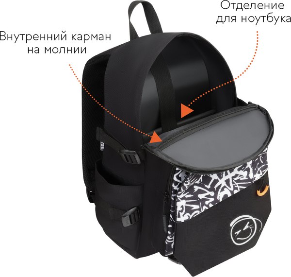 Школьный рюкзак Forst F-City. Street Beat / FT-RT-192502