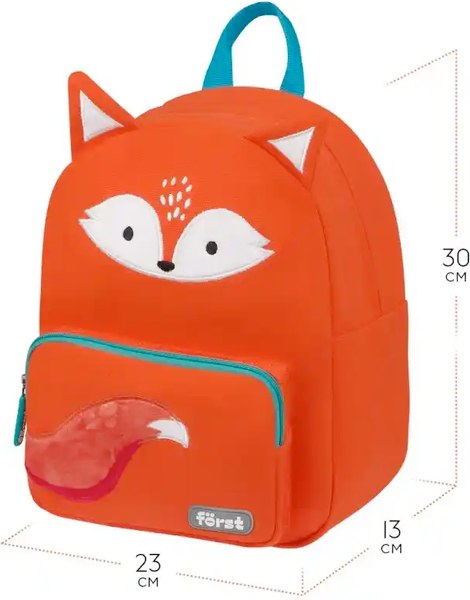 Детский рюкзак Forst F-Kids. Fluffy Fox / FT-KB-062505