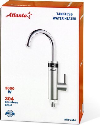 Кран-водонагреватель Atlanta ATH-7446 (серебристый)