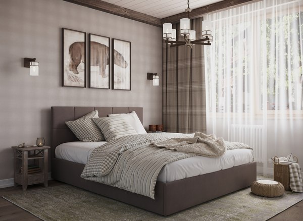 Двуспальная кровать Moon Family 1261 / MF012661