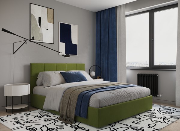 Полуторная кровать Moon Family 1261 / MF012643