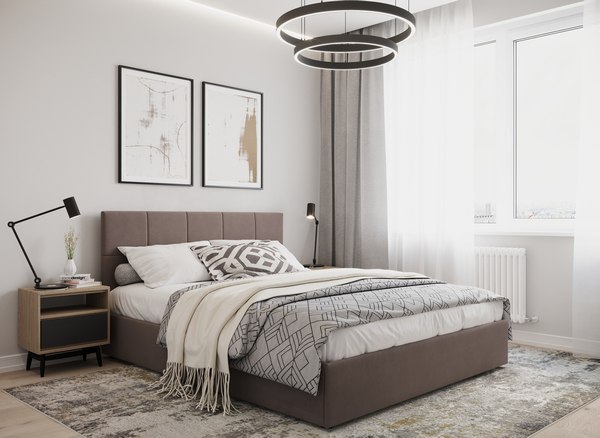 Двуспальная кровать Moon Family 1261 / MF012663