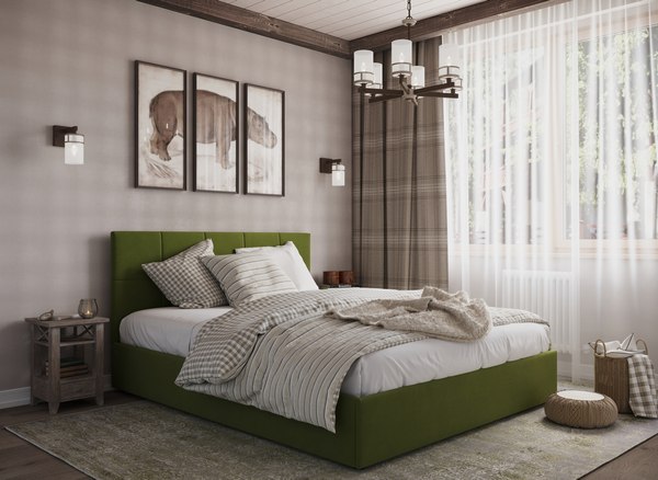 Двуспальная кровать Moon Family 1261 / MF012644