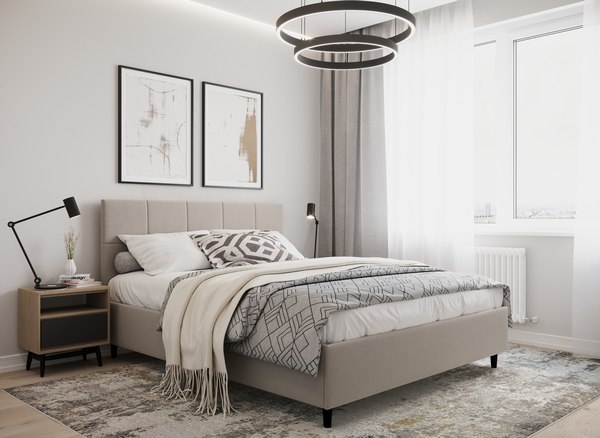 Двуспальная кровать Moon Family 1261 / MF012654