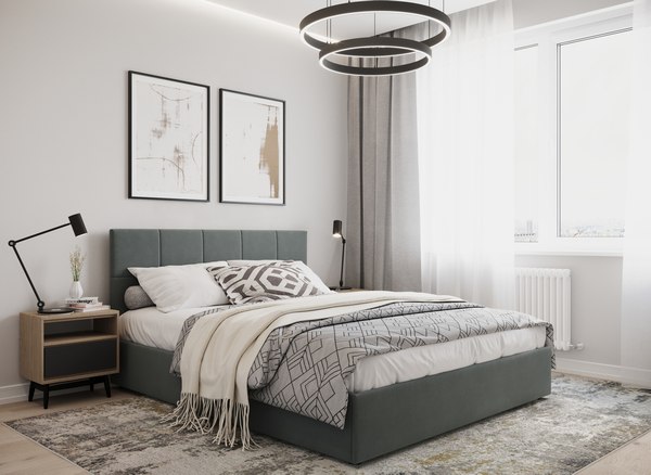 Двуспальная кровать Moon Family 1261 / MF012844