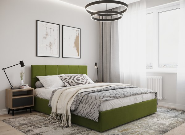 Двуспальная кровать Moon Family 1261 / MF012645