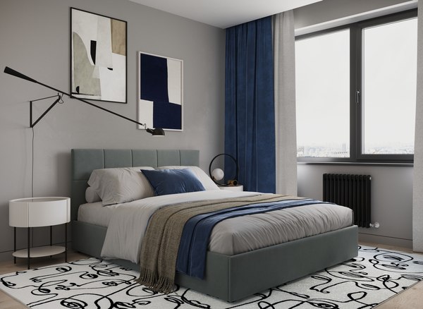 Двуспальная кровать Moon Family 1261 / MF012845