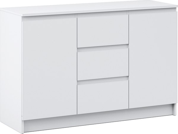 Тумба Империал Оникс Вайт 2д3ящ - фото