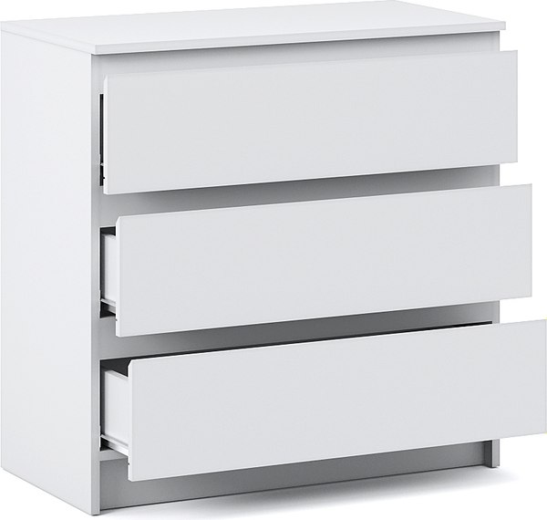 Комод Империал Оникс Вайт 3ящ