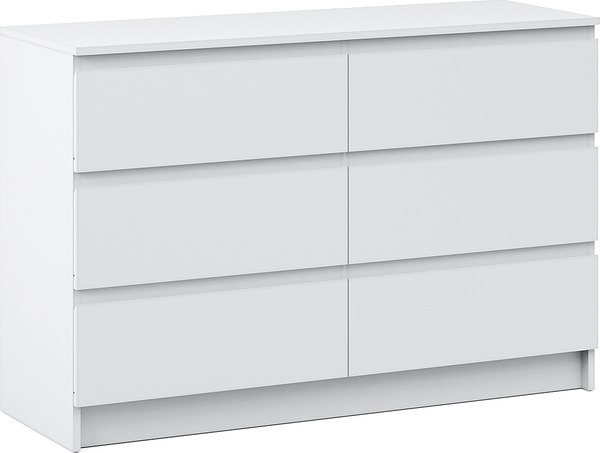Комод Империал Оникс Вайт 6ящ - фото