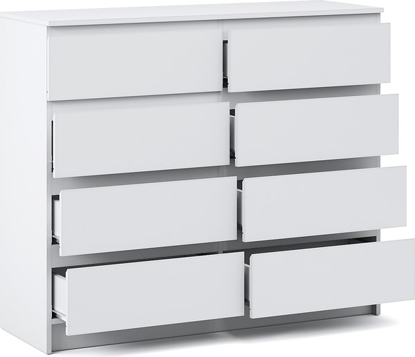 Комод Империал Оникс Вайт 8ящ