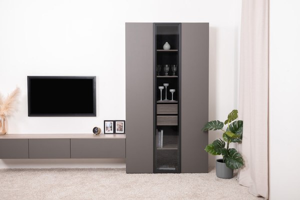 Шкаф-пенал с витриной Mobi Роквуд 16.322.04