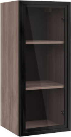 Шкаф с витриной Mobi Роквуд навесной 16.322.02 - фото