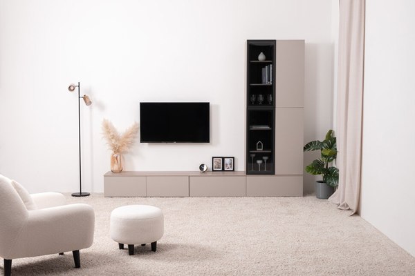 Шкаф с витриной Mobi Роквуд навесной 16.322.02