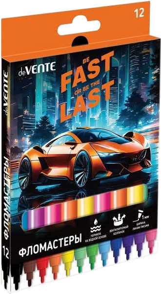 Фломастеры deVente Fast Or Last / 5081532 - фото