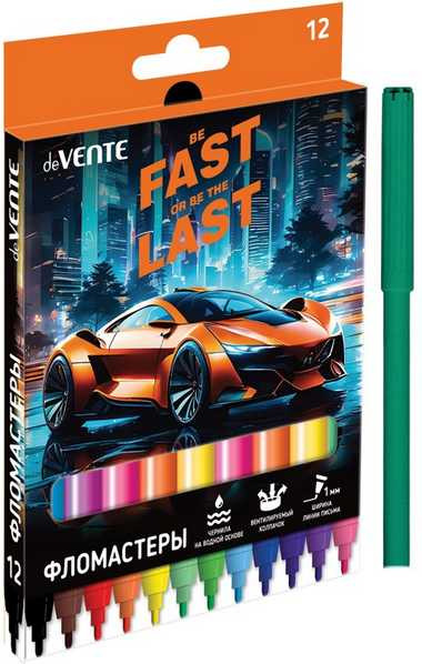 Фломастеры deVente Fast Or Last / 5081532