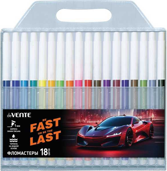 Фломастеры deVente Fast Or Last / 5082522 - фото