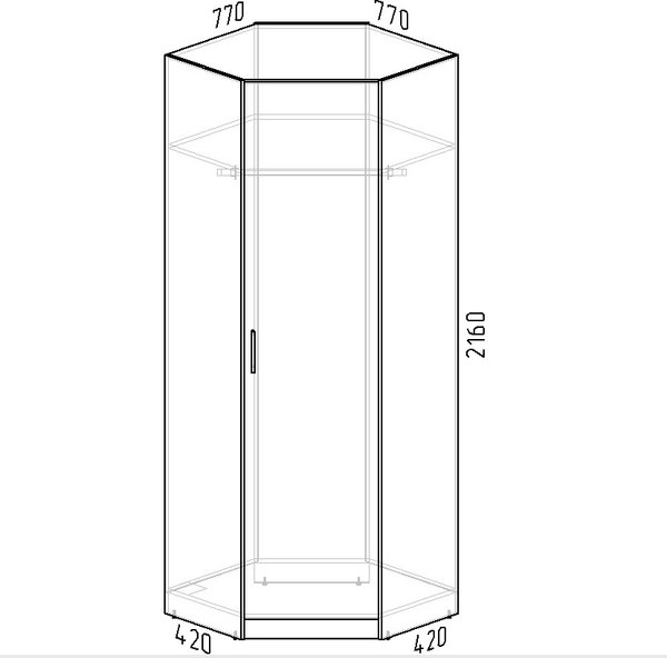 Шкаф Интермебель Марсель МР-11