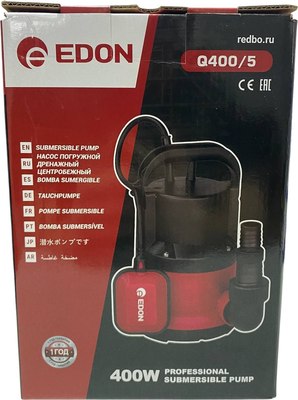 Дренажный насос Edon Q400/5