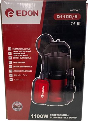 Дренажный насос Edon Q1100/5