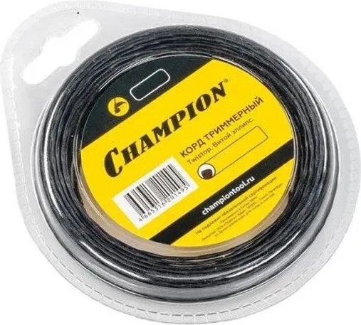 Леска для триммера Champion Ellipse Twist 2.0мм / C7099 - фото