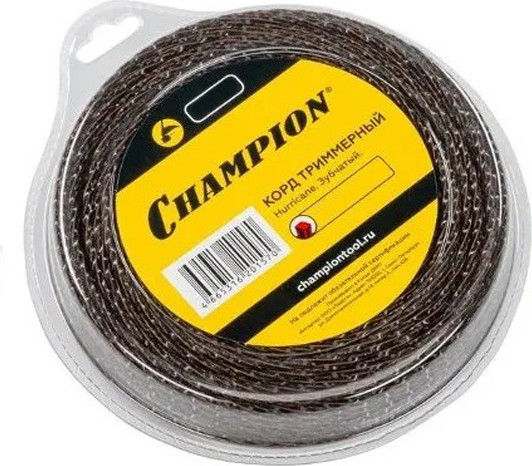 Леска для триммера Champion Hurricane saw twist 3.7мм / C7091 - фото