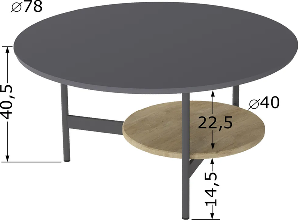Журнальный столик Калифорния мебель Марио