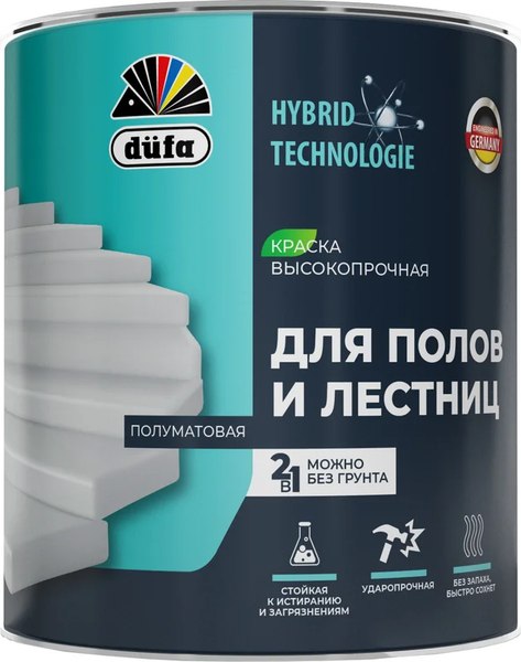 Краска Dufa Для полов и лестниц База 1 - фото