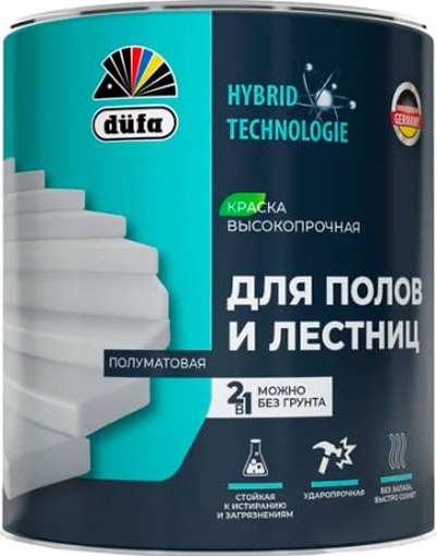 Краска Dufa Для полов и лестниц База 3 - фото