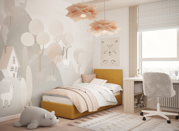 Односпальная кровать Moon Family 1261 / MF012799