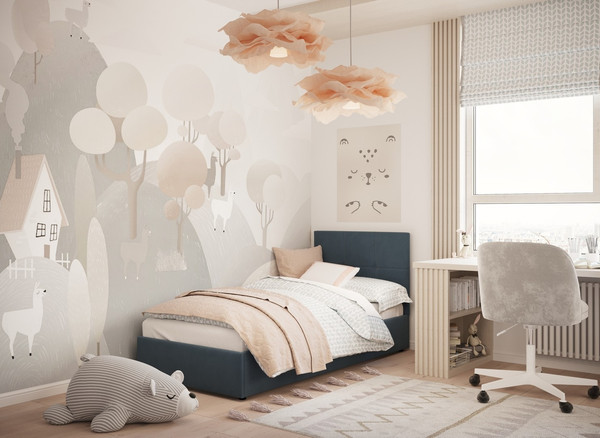 Односпальная кровать Moon Family 1261 / MF012839