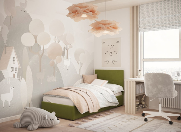 Односпальная кровать Moon Family 1261 / MF012769