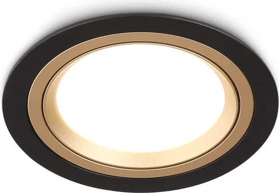 Точечный светильник Ambrella TN51914 BK/GD
