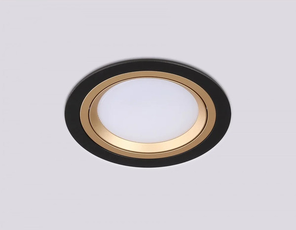 Точечный светильник Ambrella TN51914 BK/GD