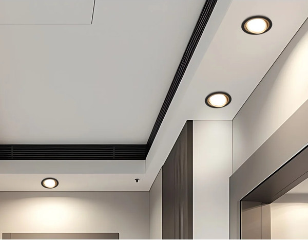 Точечный светильник Ambrella TN51914 BK/GD