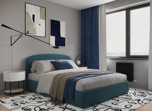 Полуторная кровать Moon Family 1261 / MF012880