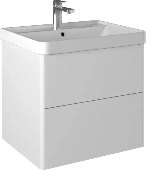 Тумба с умывальником Briz Сенсе 60 / 248 03-18060-20 00 БЕЛ - фото