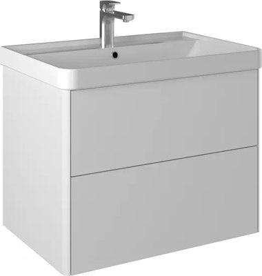 Тумба с умывальником Briz Сенсе 70 / 248 03-18070-20 00 БЕЛ - фото