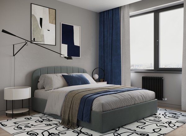 Полуторная кровать Moon Family 1262 / MF012941