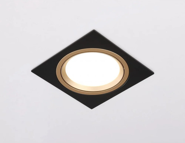 Точечный светильник Ambrella TN51918 BK/GD - фото