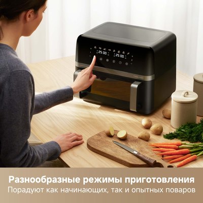 Аэрогриль Trouver Air Fryer FD20 Pro / AF-5518ATB (черный)