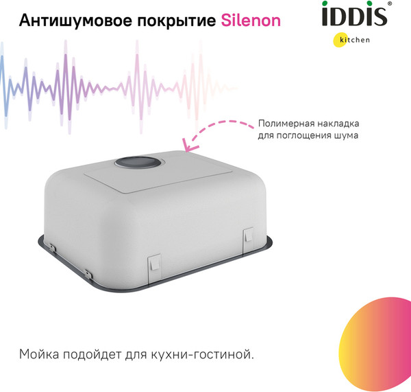 Мойка кухонная IDDIS Mate MAT44GMi77