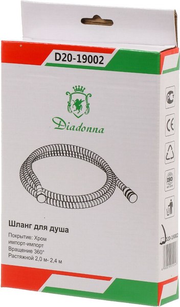 Душевой шланг Diadonna D20-19002