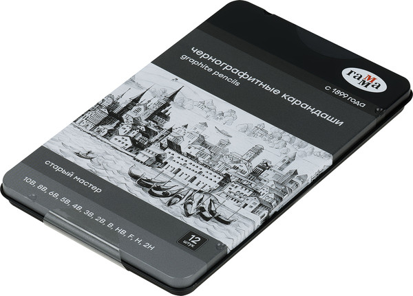 Набор простых карандашей ГАММА 130422_10B-2H