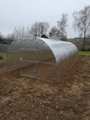 Теплица ИМпласт ЕвроПласт Титан 3х4 дуги 40х20 шаг 67 / 15341