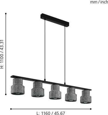 Люстра Eglo Hilcott 39855