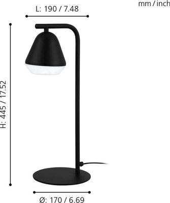 Настольная лампа Eglo Palbieta 99035