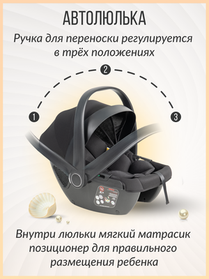 Детская универсальная коляска Farfello Liberty 3в1 / LBR-1