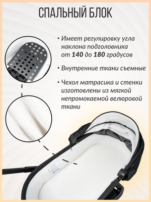 Детская универсальная коляска Farfello Liberty 3в1 / LBR-1