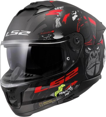 Мотошлем LS2 FF808 Stream 2 Angry Monkey - фото